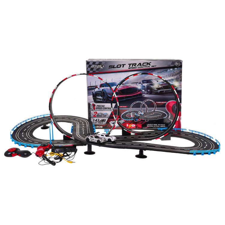 Veľká pretekárska autodráha s autami 1:43